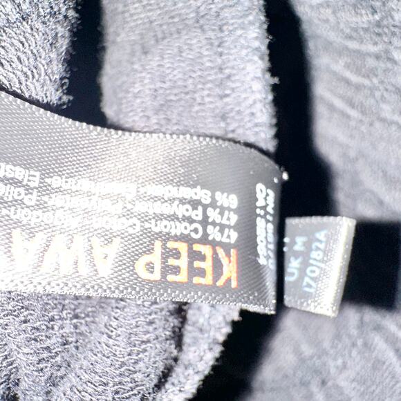 Free People Movement Black Slim Cinched Ankle Drawstring Jersey Joggers Medium - Picture 5 of 8